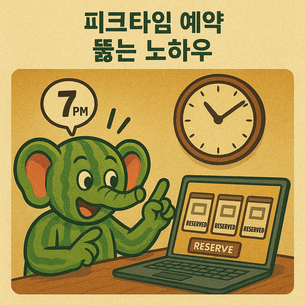 피크타임예약